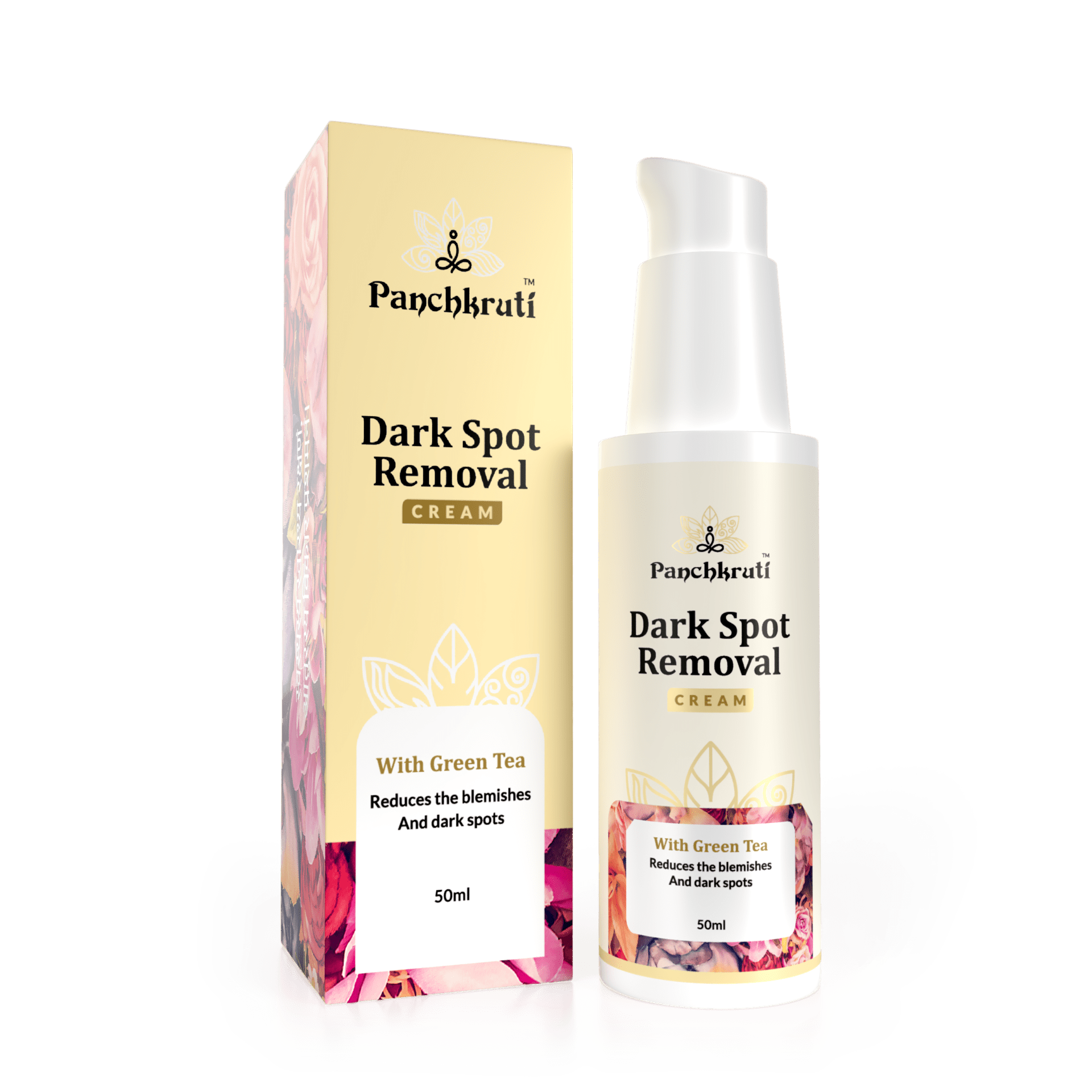 Dark Spot Removal Cream with Green Tea, Liquorice and Haldi